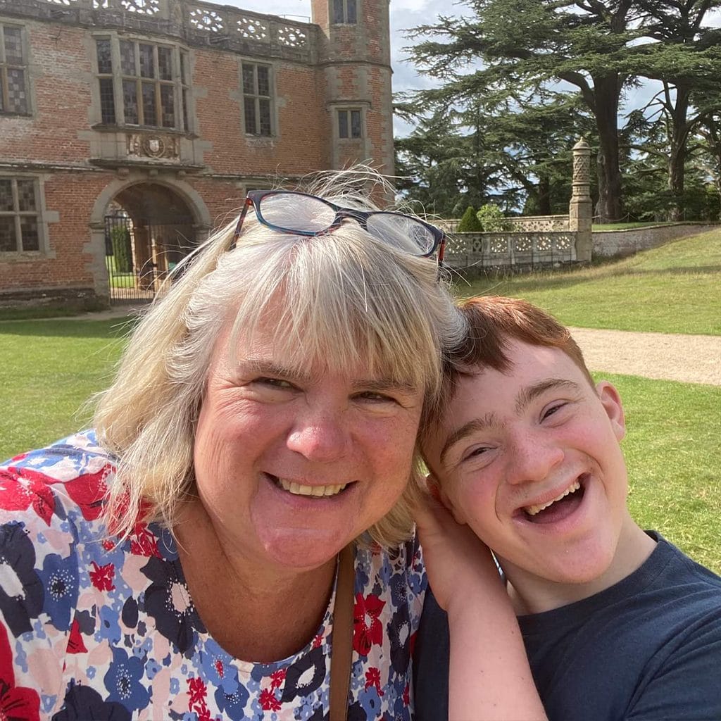 Nicola Enoch with son Tom