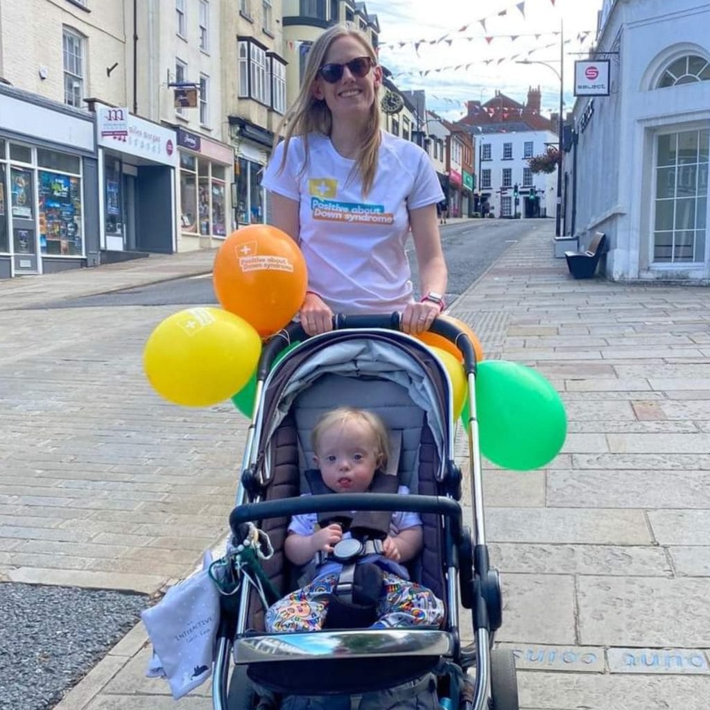 mum and toddler during Big PADS push