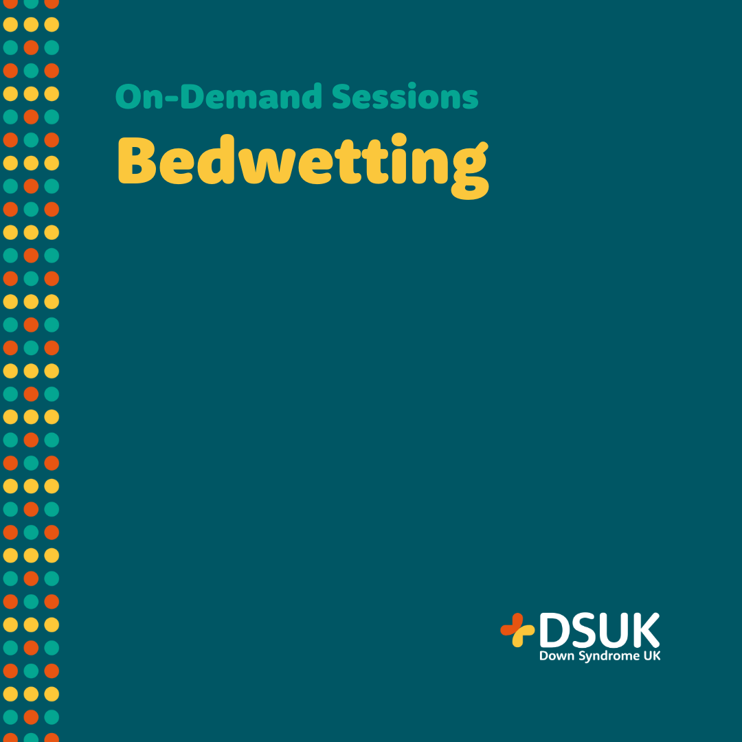 Bedwetting on-demand session product image header text