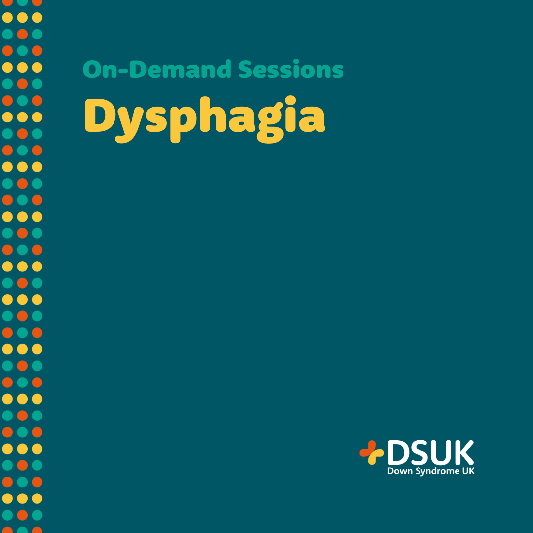Dysphagia on-demand session product image header text