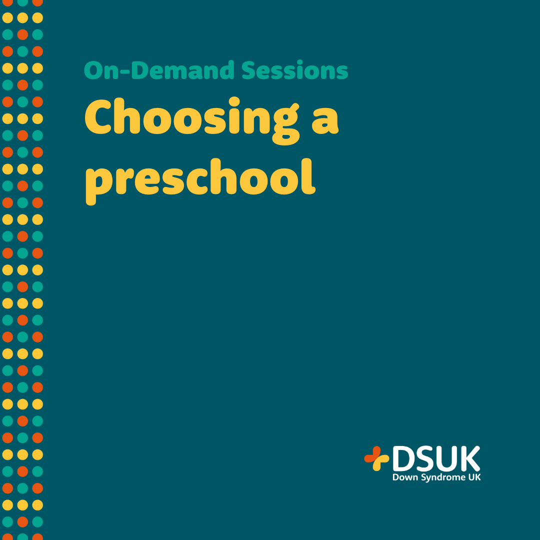 Choosing a preschool on-demand session product image header text