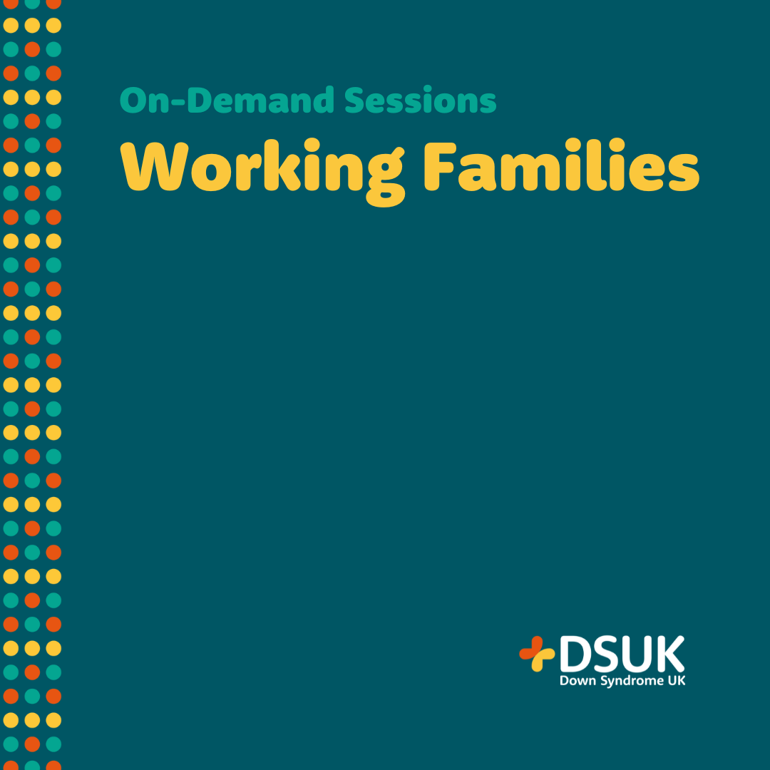 Working Families on-demand session product image header text