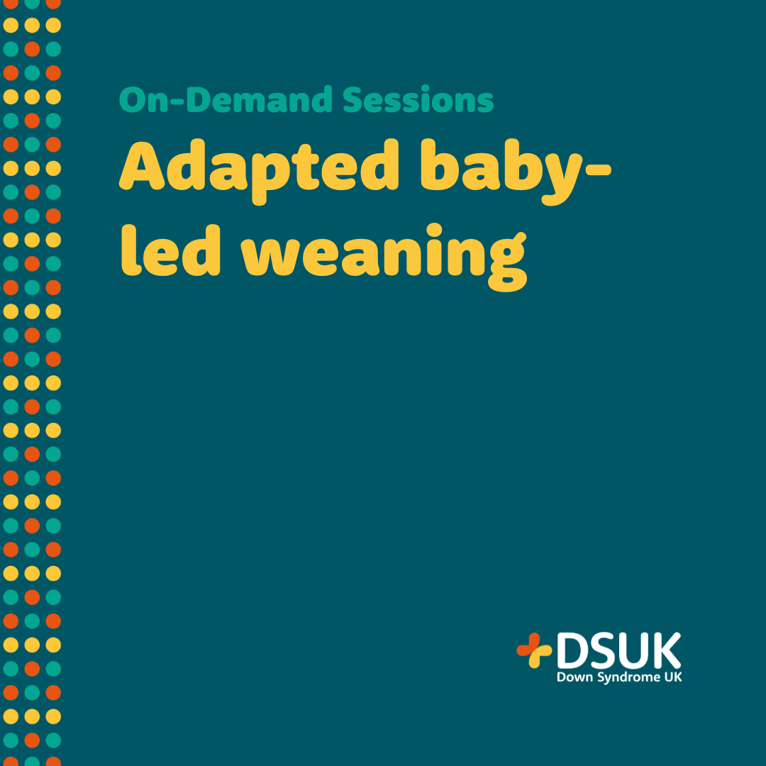 Adapted baby-led weaning on-demand session product image header text